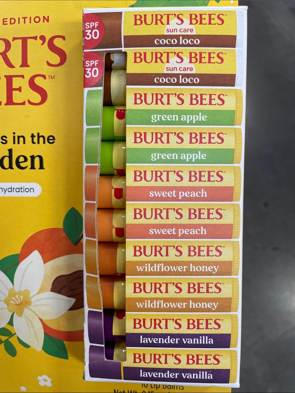 Burt's Bees Lip Balm 10 Pack Limited Edition - Picture 3 of 7